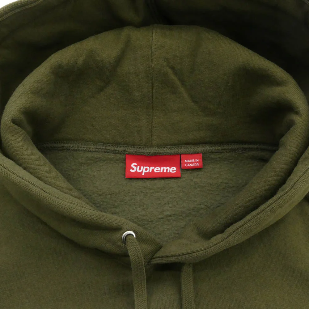 Supreme シュプリーム 25SS Small Box Hooded Sweatshirt スモール ボックス フーディー スウェットシャツ パーカー Dark Olive グリーン系 L【極上美品】【中古】 - Image 3