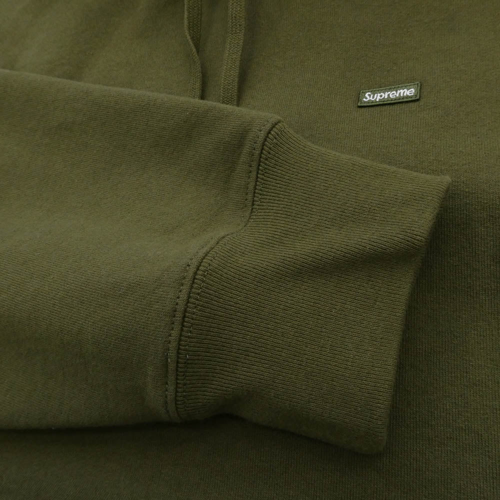 Supreme シュプリーム 25SS Small Box Hooded Sweatshirt スモール ボックス フーディー スウェットシャツ パーカー Dark Olive グリーン系 L【極上美品】【中古】 - Image 4