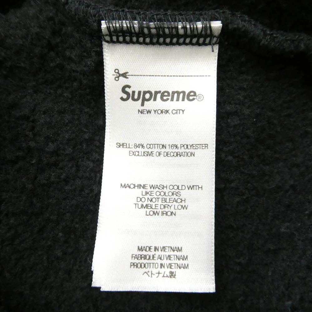 Supreme シュプリーム 25SS Work Zip Up Hooded Sweatshirt ワーク ジップ アップ フーディー パーカー スウェットシャツ ブラック系 L【中古】 - Image 5