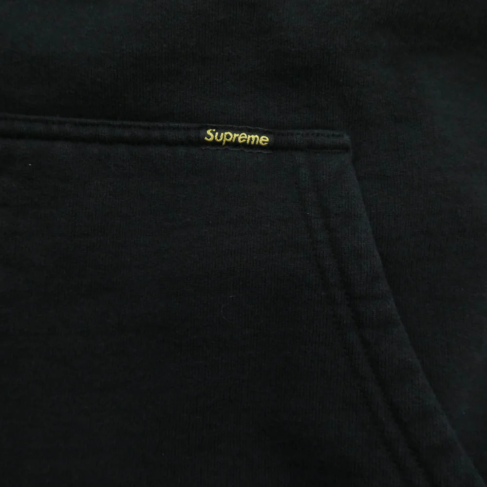 Supreme シュプリーム 25SS Work Zip Up Hooded Sweatshirt ワーク ジップ アップ フーディー パーカー スウェットシャツ ブラック系 L【中古】 - Image 6