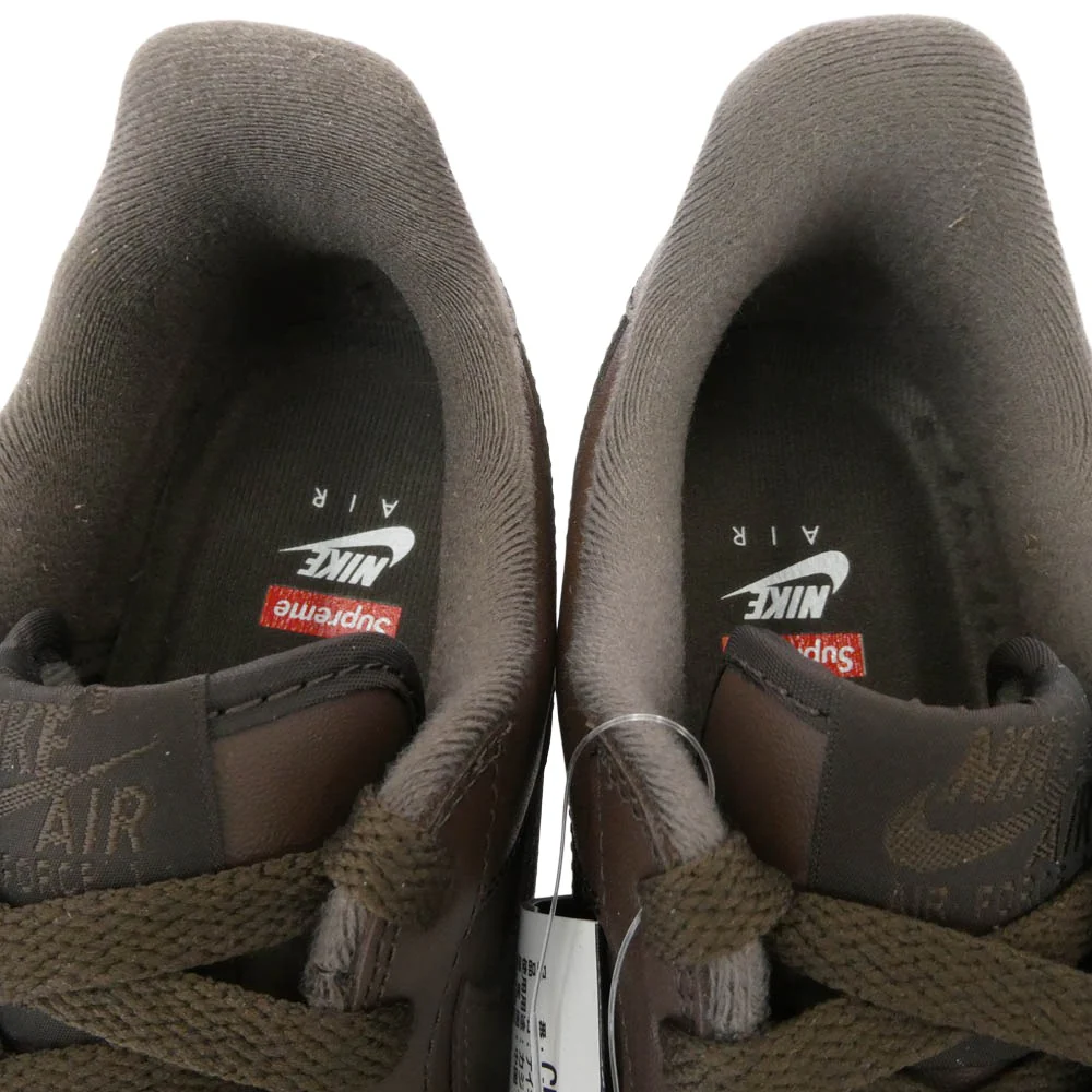 Supreme シュプリーム 23AW CU9225-200 Air Force 1 Low Baroque Brown エアフォースワン バロックブラウン スニーカー ブラウン系 27.5cm【極上美品】【中古】 - Image 5