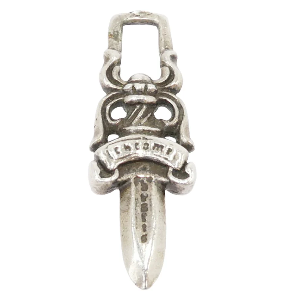 CHROME HEARTS クロムハーツ（原本無） #5 DAGGER ZIP1 #5ダガー チャーム ペンダントトップ シルバー系【中古】 - Image 2