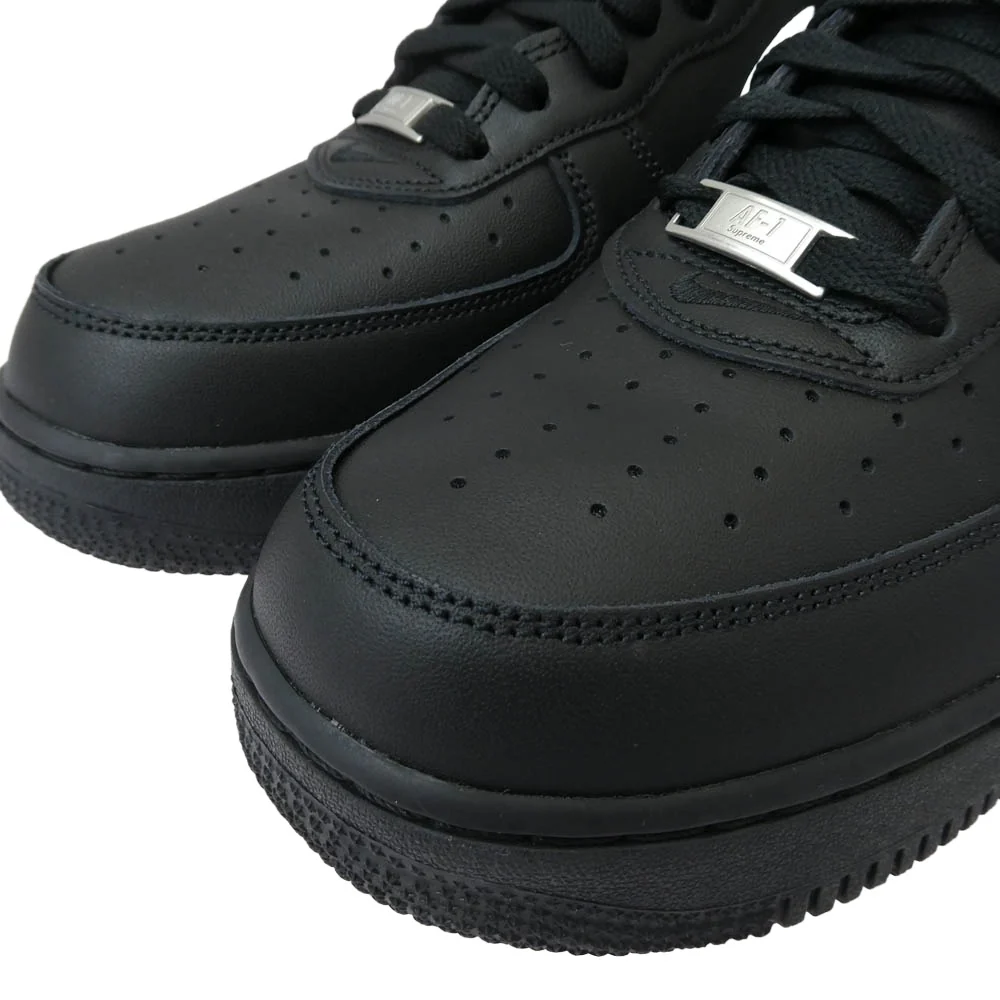 Supreme シュプリーム 25AW CU9225-002 Air Force 1 Low Black White エアフォースワン ロー スニーカー ブラック系 28.5cm【極上美品】【中古】 - Image 4