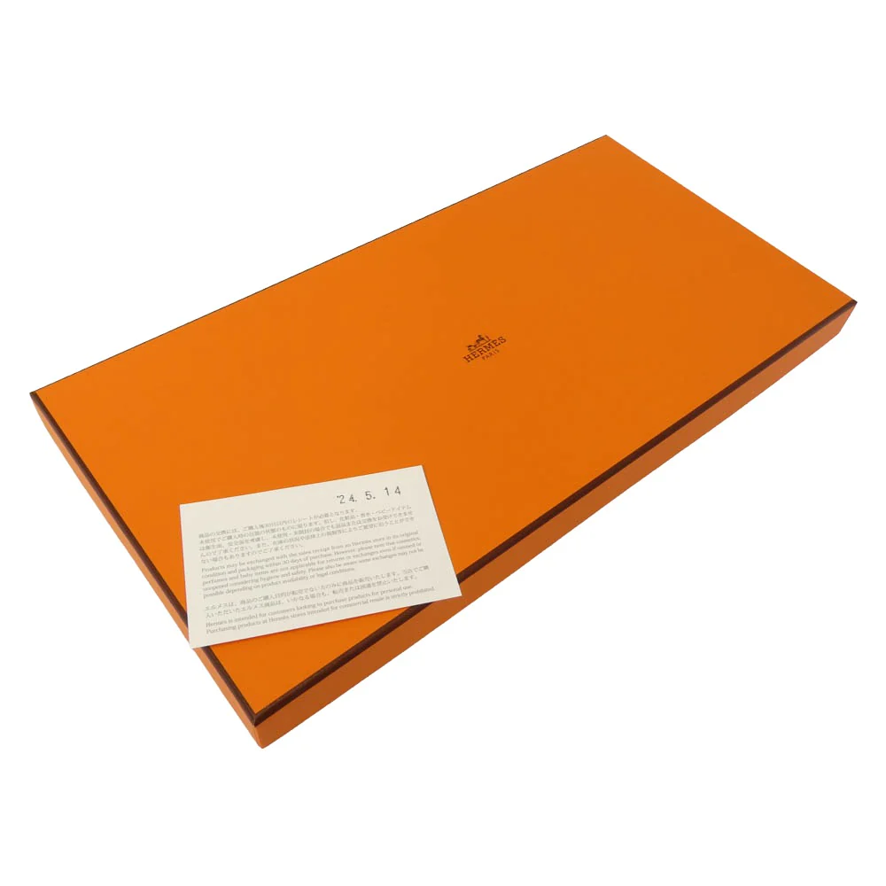 HERMES エルメス カレジェアン 船乗りのタトゥー・バンダナ カシミヤ シルク スカーフ ネイビー系 ライトブラウン系【新古品】【未使用】【中古】 - Image 8