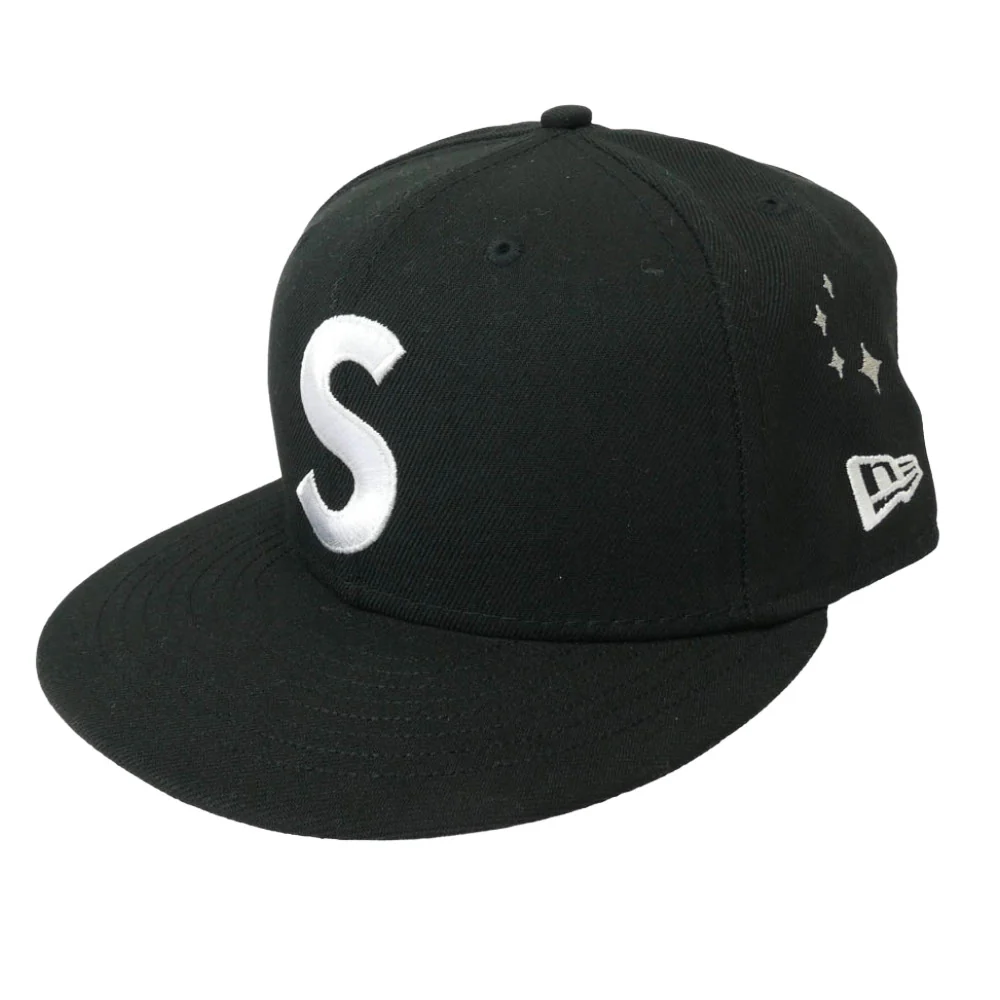 Supreme シュプリーム 22SS Characters S Logo キャラクターズ エス ロゴ キャップ 帽子 ブラック系【中古】
