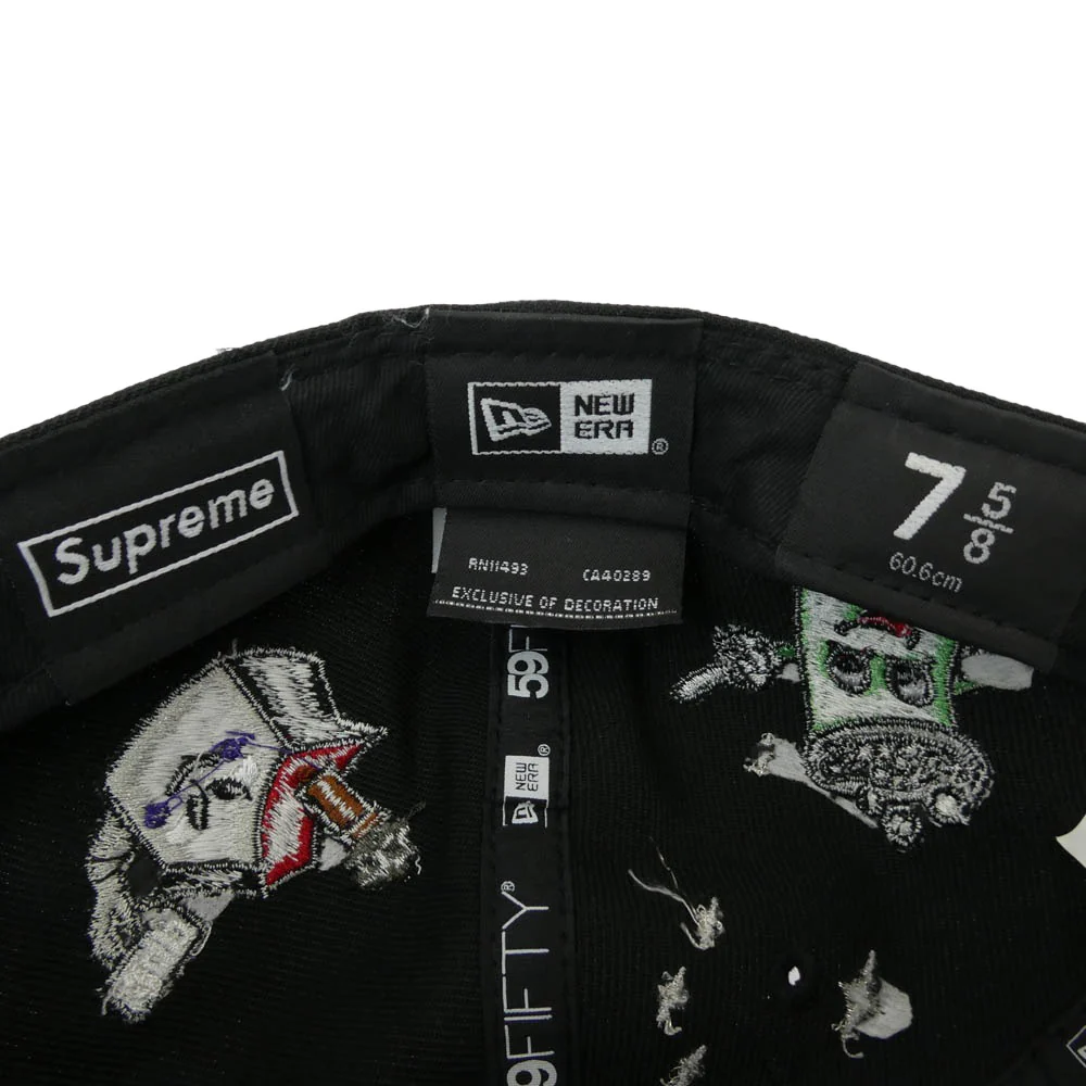 Supreme シュプリーム 22SS Characters S Logo キャラクターズ エス ロゴ キャップ 帽子 ブラック系【中古】 - Image 7