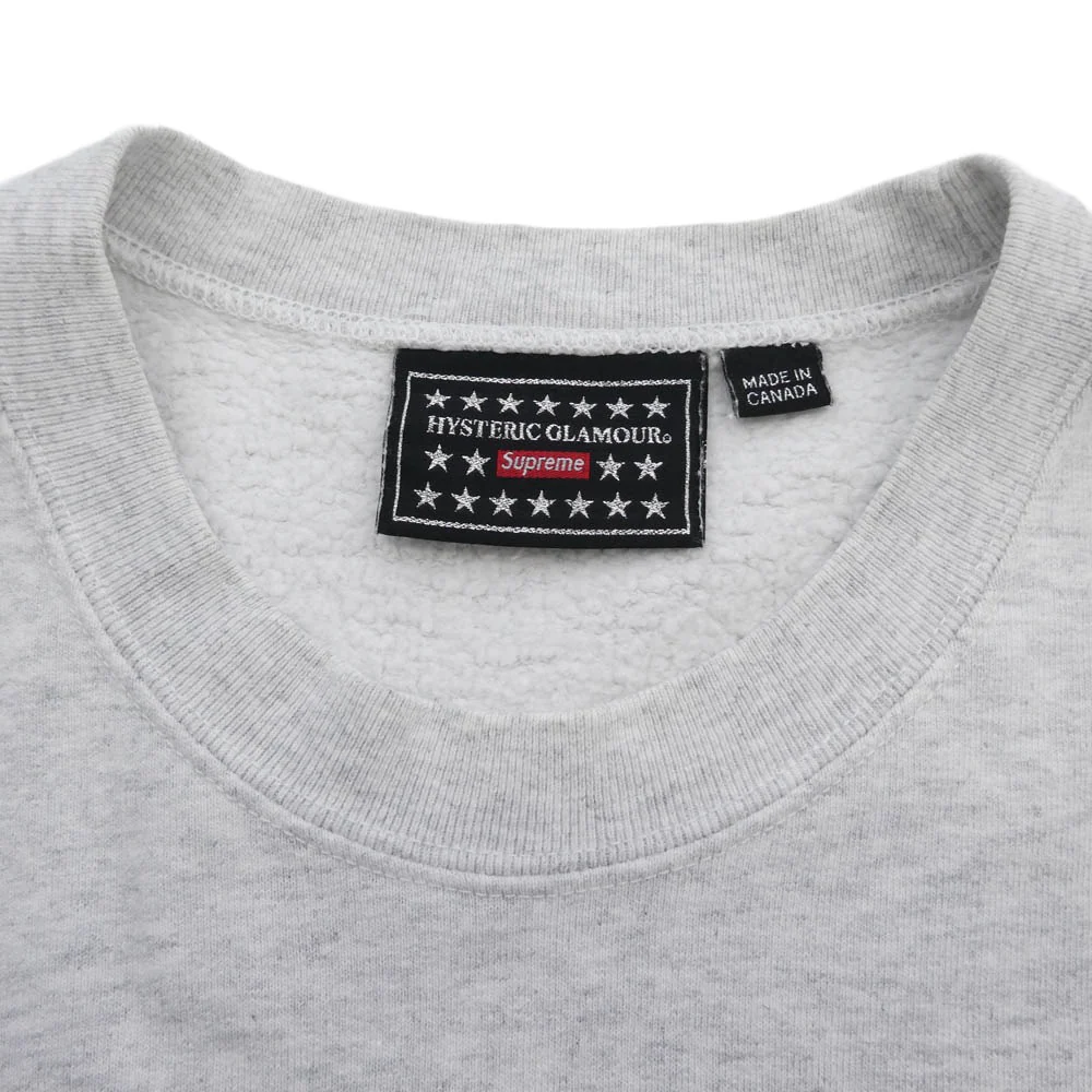 Supreme シュプリーム 21SS Crewneck プリント クルーネック スウェット トレーナー グレー系 XL【中古】 - Image 3