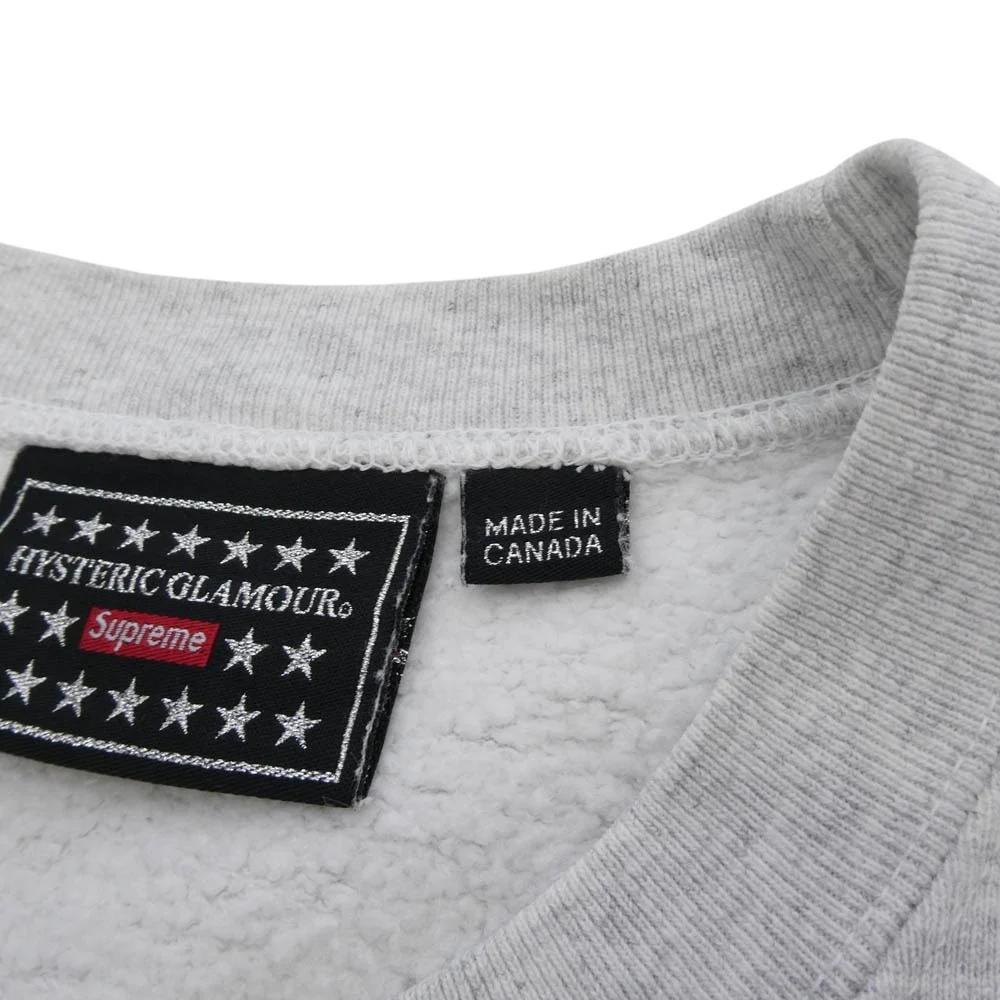 Supreme シュプリーム 21SS Crewneck プリント クルーネック スウェット トレーナー グレー系 XL【中古】 - Image 4