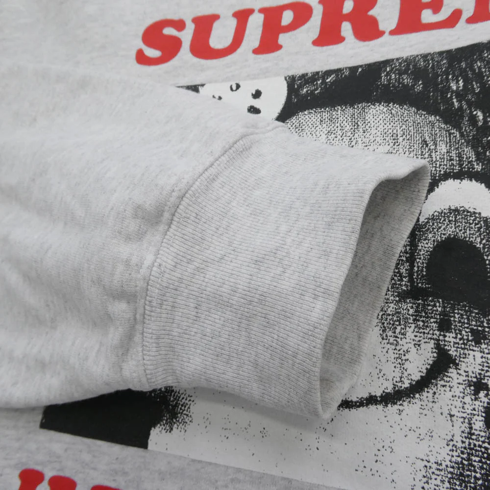 Supreme シュプリーム 21SS Crewneck プリント クルーネック スウェット トレーナー グレー系 XL【中古】 - Image 5