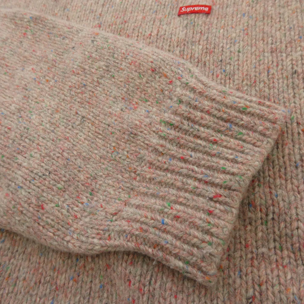 Supreme シュプリーム 22AW Small Box Speckle Sweater スモール ボックス スペックル クルーネック セーター ニット ピンク系 マルチカラー系 XL【中古】 - Image 4