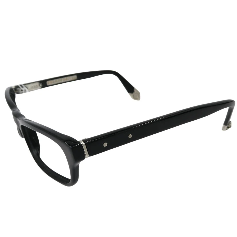 CHROME HEARTS クロムハーツ（原本無） スクロールラベル付きアイウェアケース付属 KEEPER 眼鏡 メガネ ブラック系 シルバー系【中古】 - Image 2