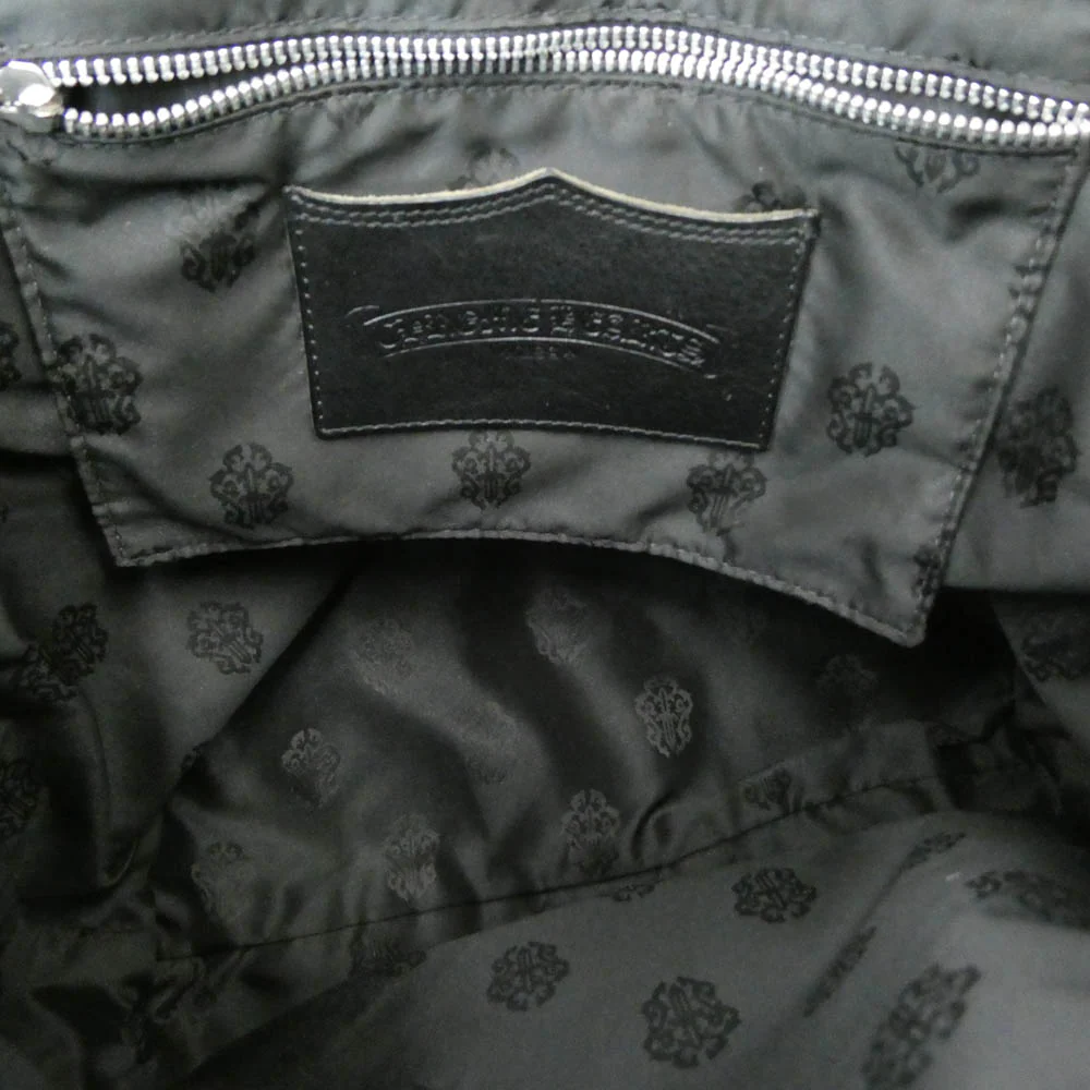 CHROME HEARTS クロムハーツ(原本無) FS TOTE FSトート クロスパッチ付き レザートートバッグ カモフラ カモフラージュ系【中古】 - Image 6