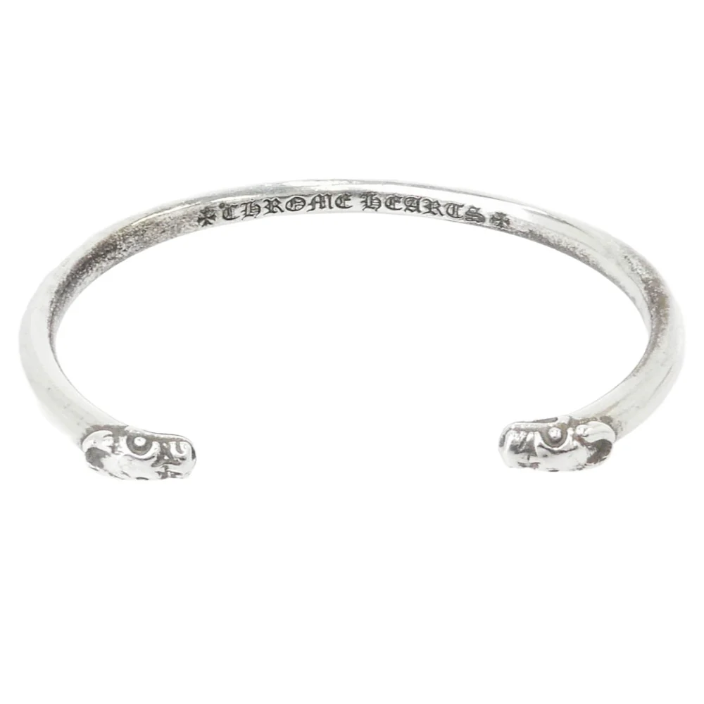 CHROME HEARTS クロムハーツ(原本無) BANGLE DOUBLE DOG ダブルドッグ バングル シルバー系【中古】
