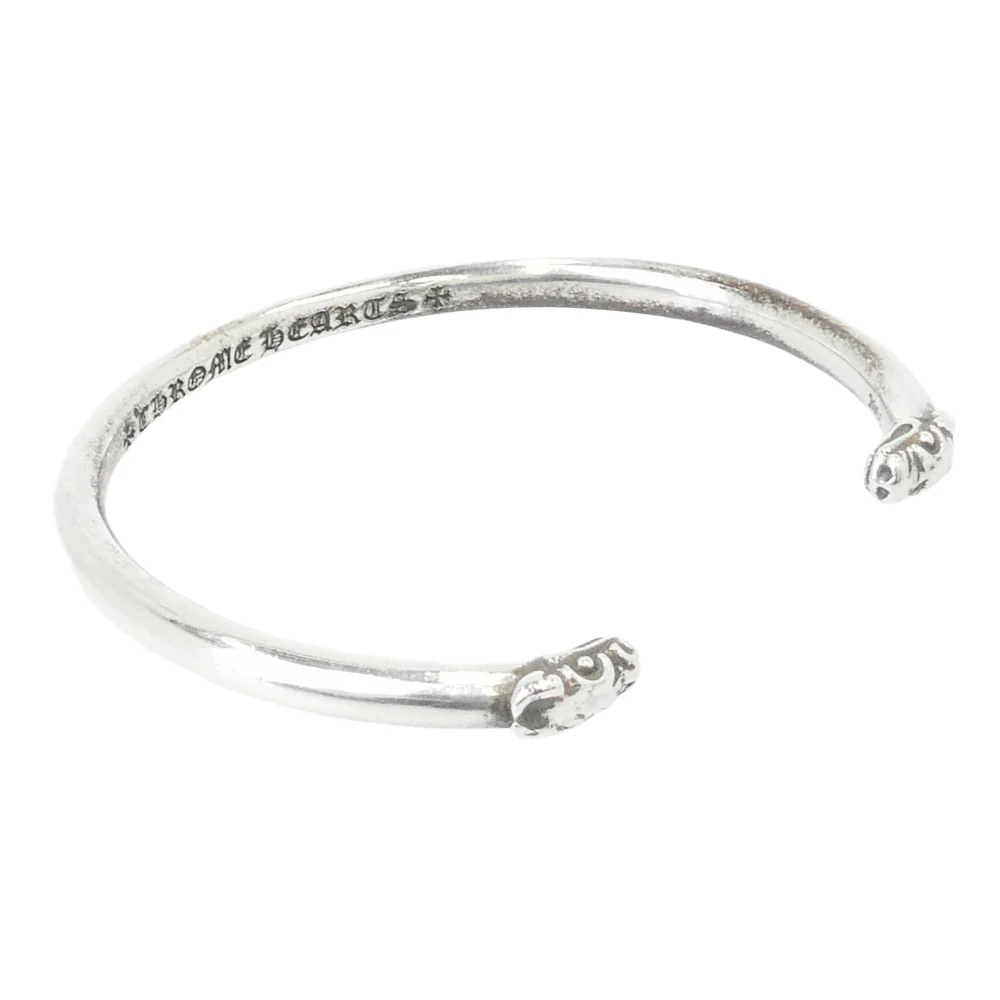 CHROME HEARTS クロムハーツ(原本無) BANGLE DOUBLE DOG ダブルドッグ バングル シルバー系【中古】 - Image 2
