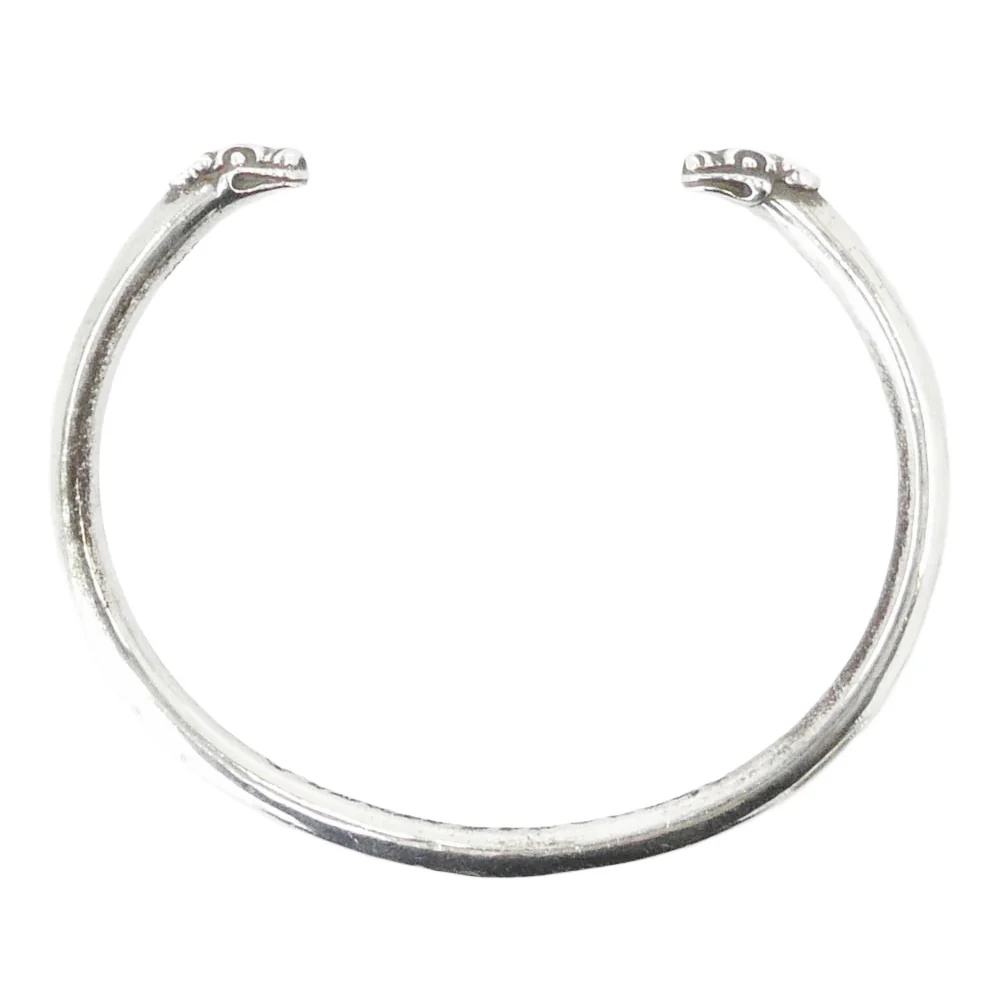 CHROME HEARTS クロムハーツ(原本無) BANGLE DOUBLE DOG ダブルドッグ バングル シルバー系【中古】 - Image 4