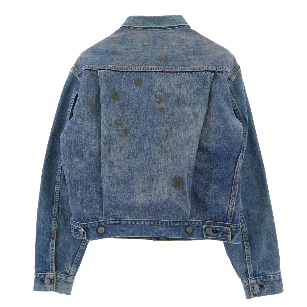 Levi's リーバイス vintage ヴィンテージ 50s 60s 507XX 2nd BIGE ボタン裏17 襟袖襟カスタム デニム ジャケット ブルー系【中古】 - Image 2