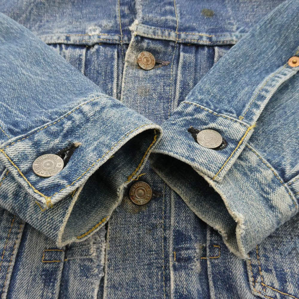 Levi's リーバイス vintage ヴィンテージ 50s 60s 507XX 2nd BIGE ボタン裏17 襟袖襟カスタム デニム ジャケット ブルー系【中古】 - Image 4